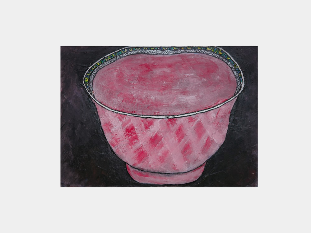 Patterned Pink Bowl