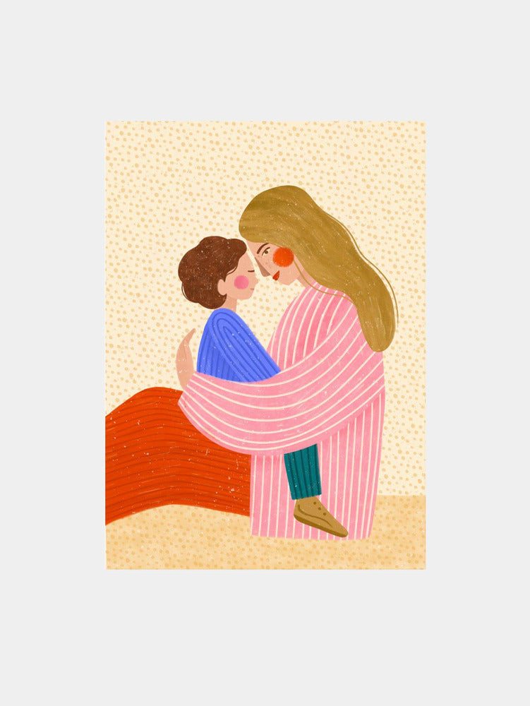 Loving Mother Child Embrace