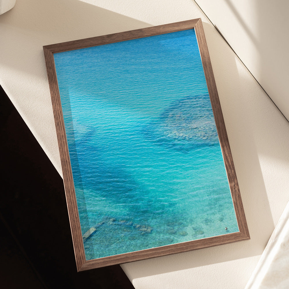 Turquoise water Art Print