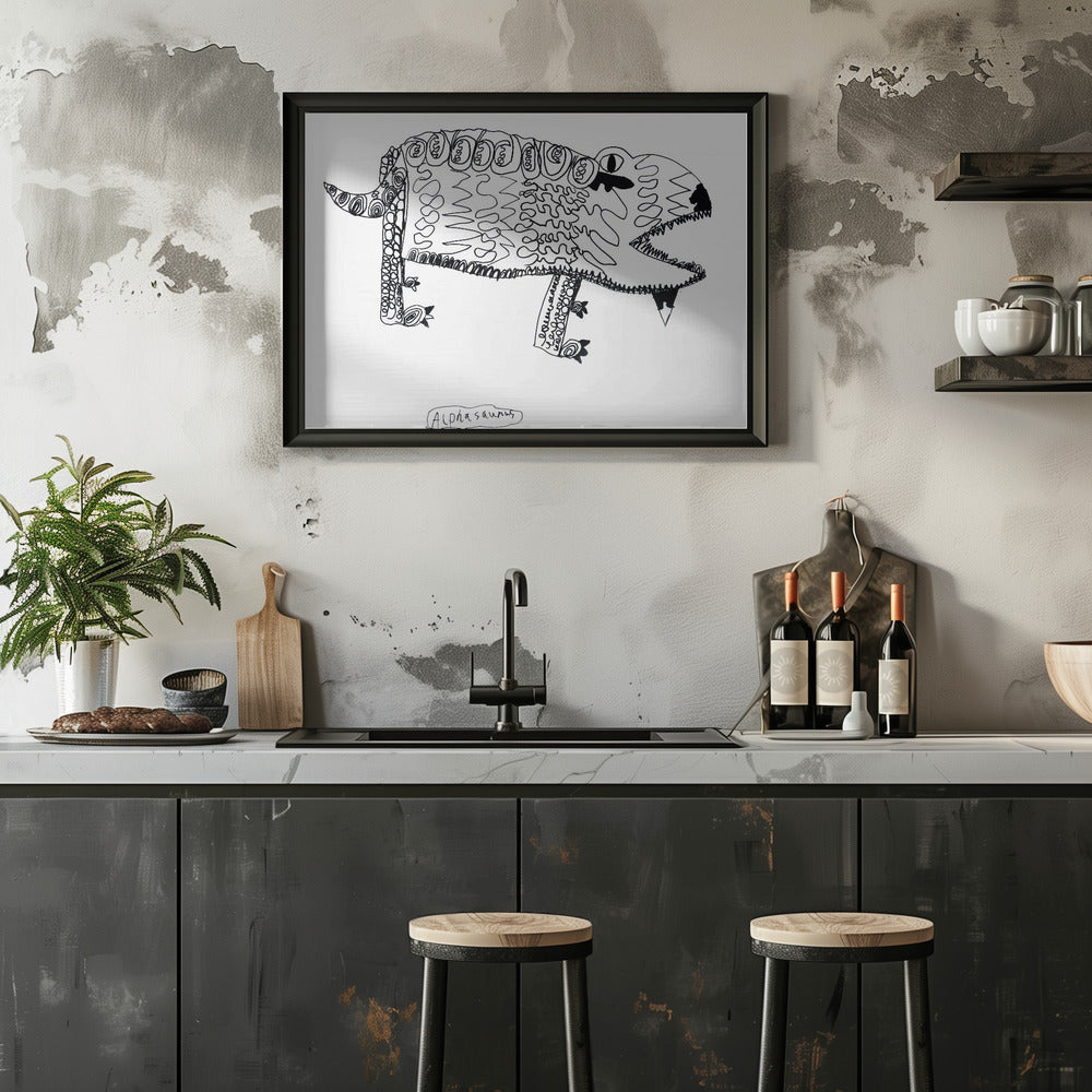 Dino Art Print