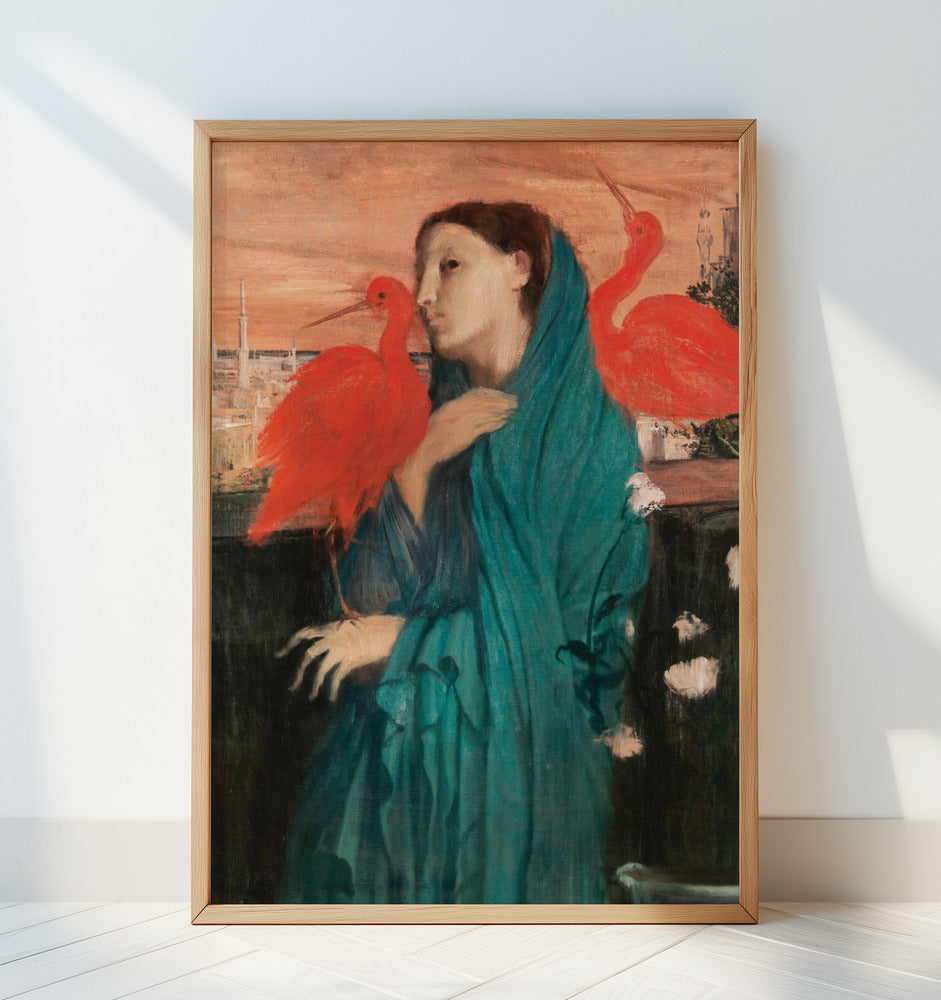 Edgar Degas: "Young Woman With Ibis" Art Print