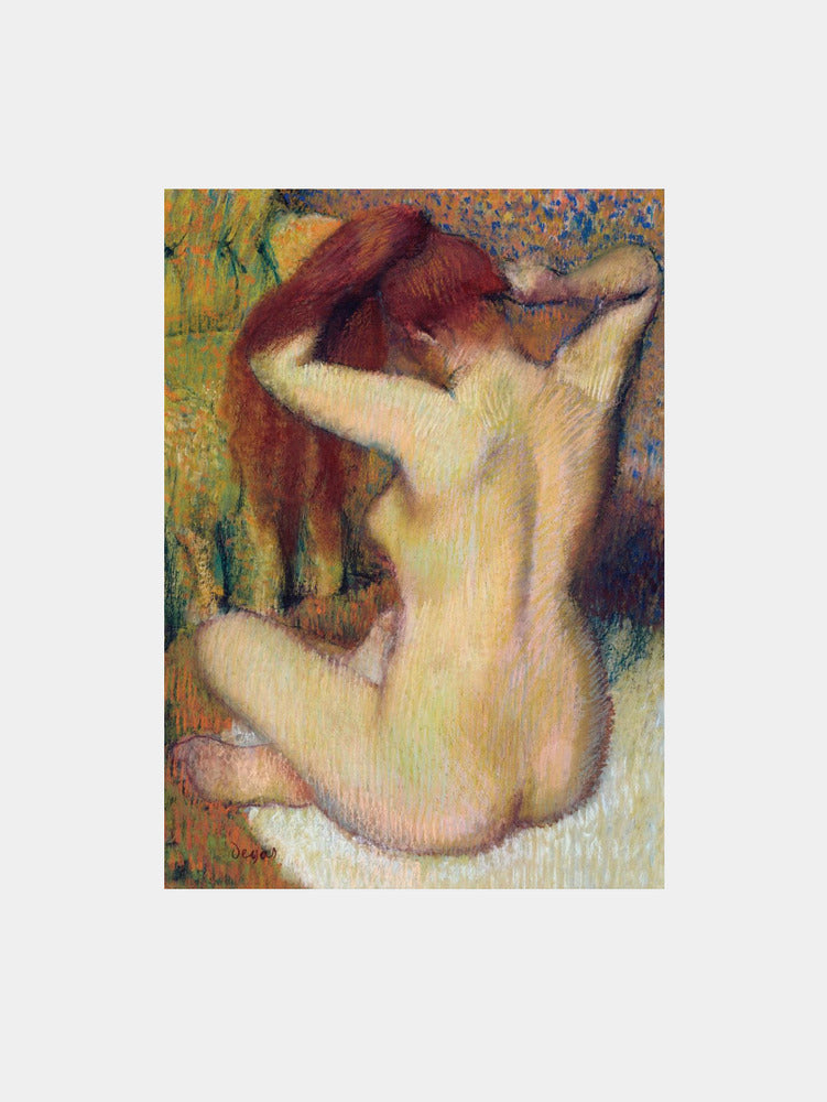 Edgar Degas: "Woman Combing Her Hair"
