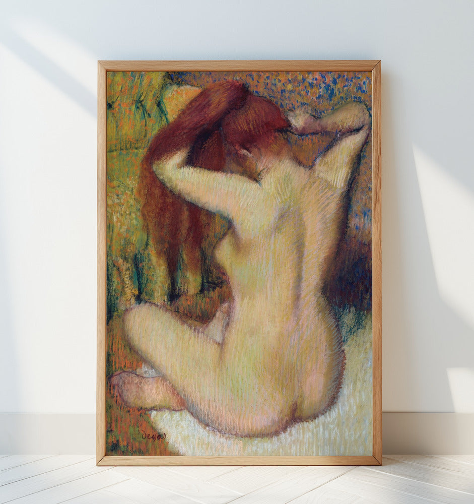 Edgar Degas: "Woman Combing Her Hair"