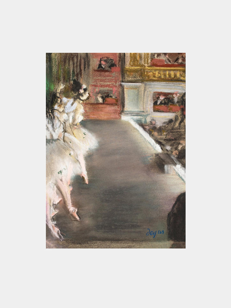 Edgar Degas: "Dancers at the Old Opera House" Art Print