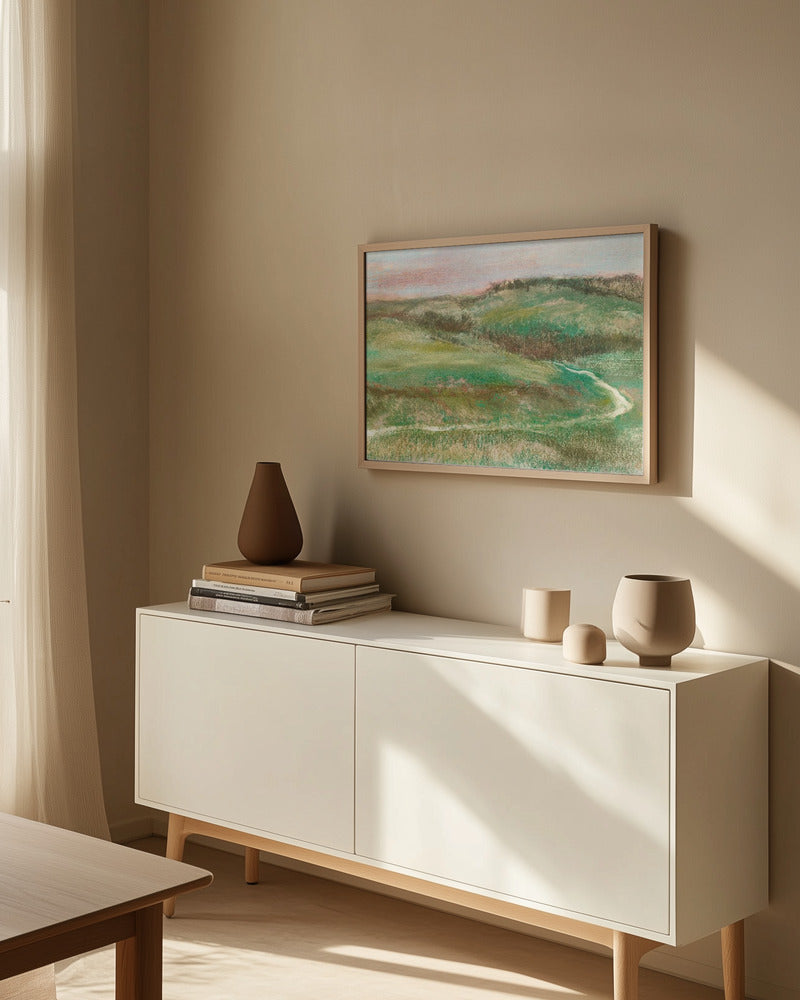 Edgar Degas: "Landscape" Art Print