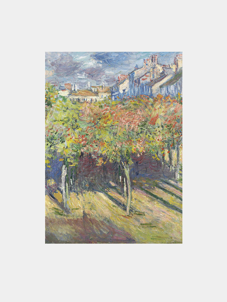 Monet: "Le Cours Du 14 Juillet Vu De La Maison" Art Print
