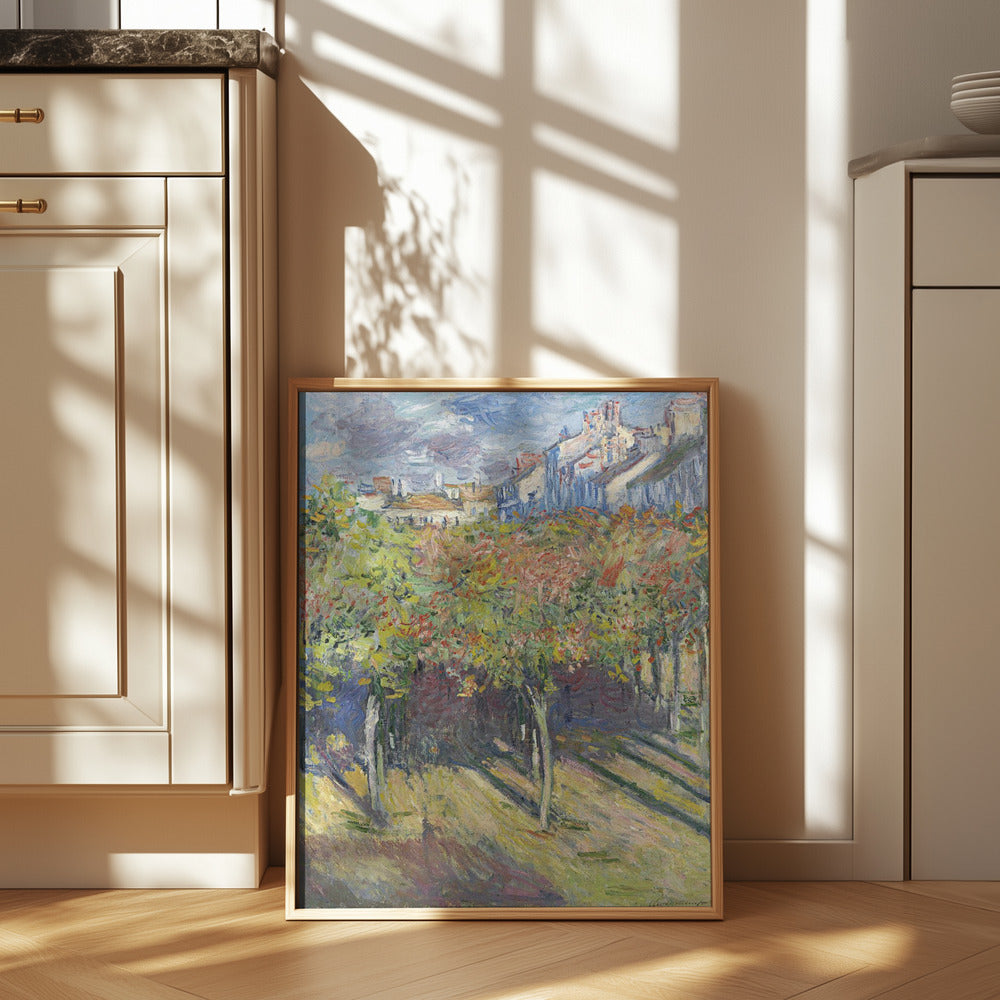 Monet: "Le Cours Du 14 Juillet Vu De La Maison" Art Print