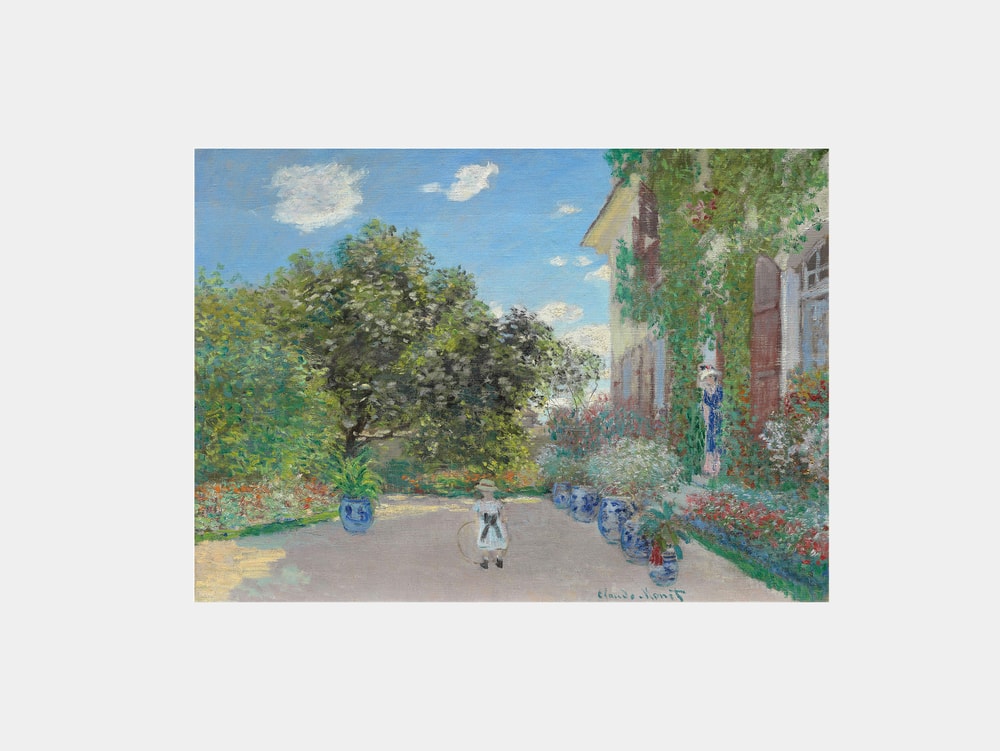 Monet: "The Artist's House At Argenteuil (1873)"