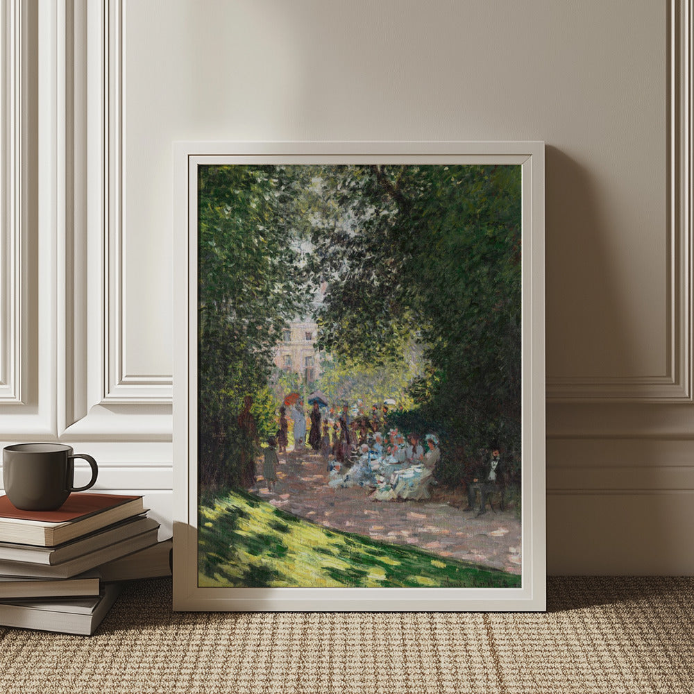 Monet: "The Parc Monceau (1878)" Art Print