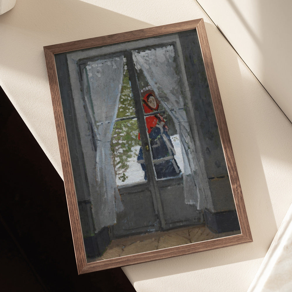 Monet: "The Red Kerchief" Art Print