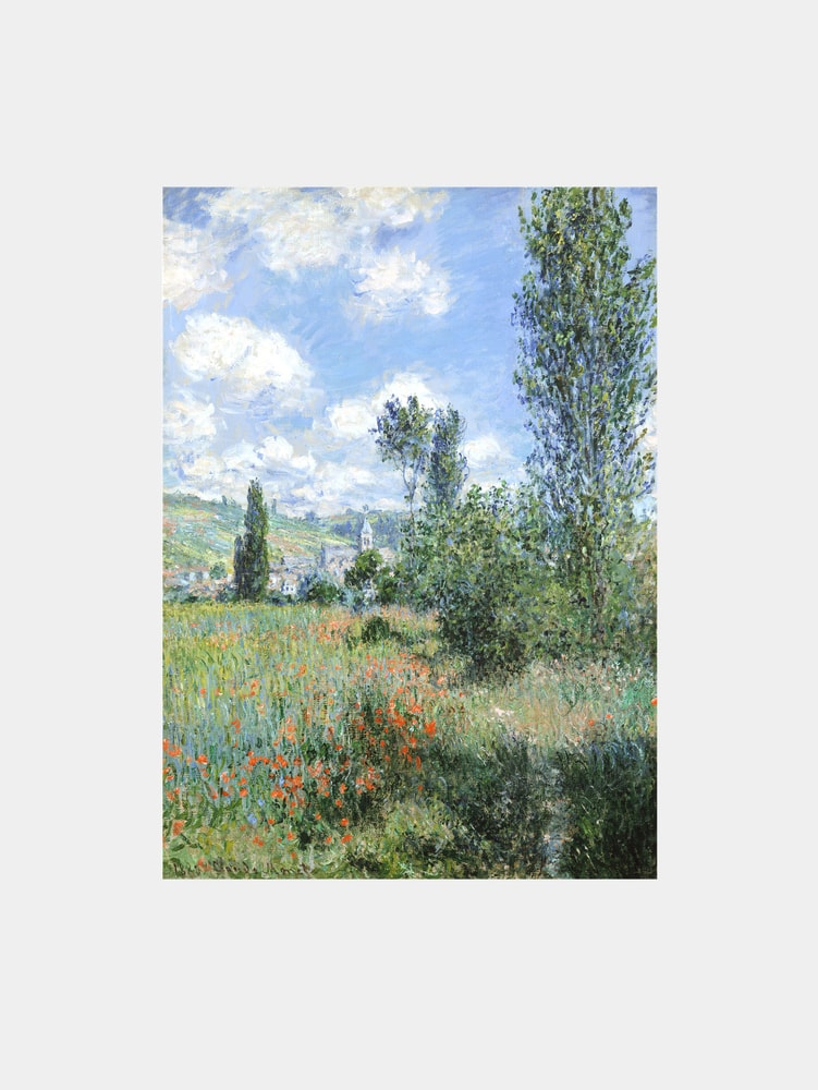 Monet: "View of Vétheuil (1880)"
