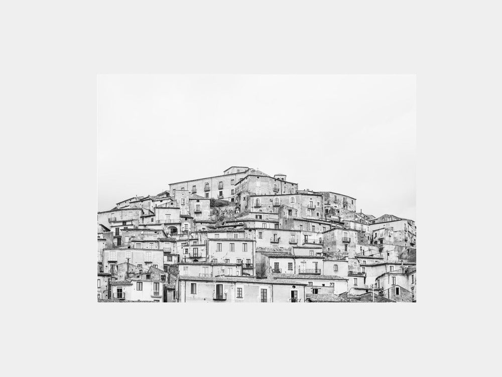 Morano Calabro ancient village Art Print