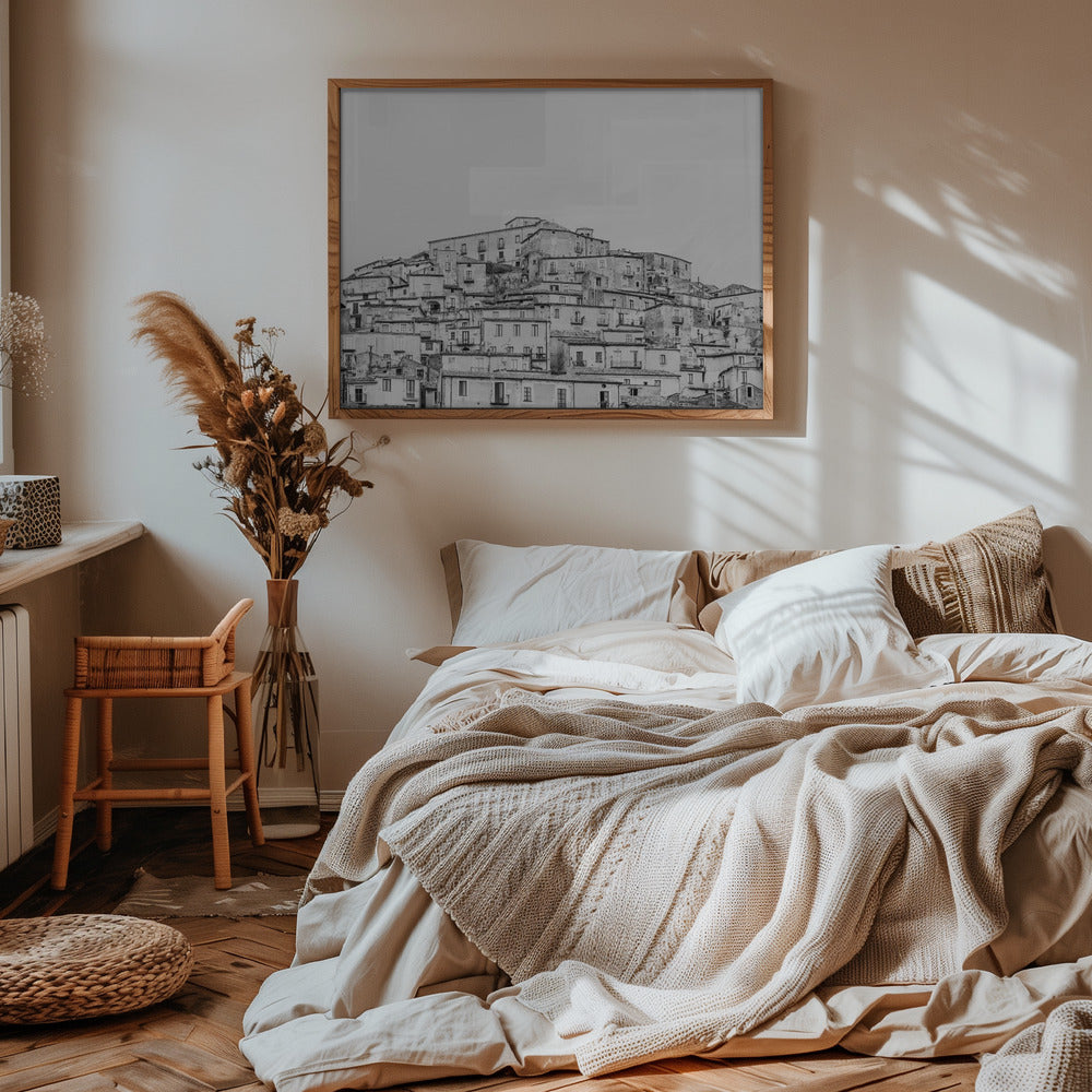 Morano Calabro ancient village Art Print