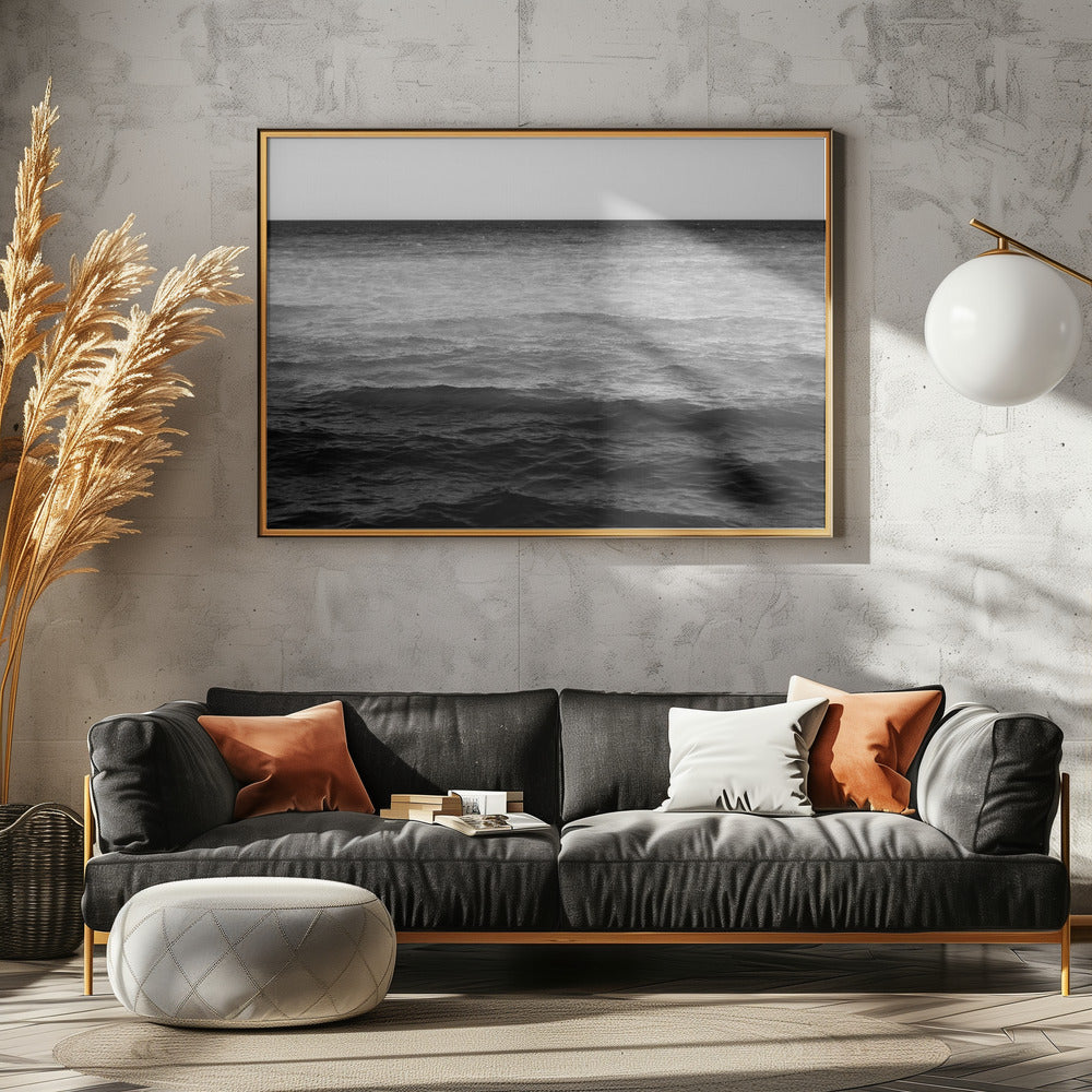 Rough sea in Italy Art Print