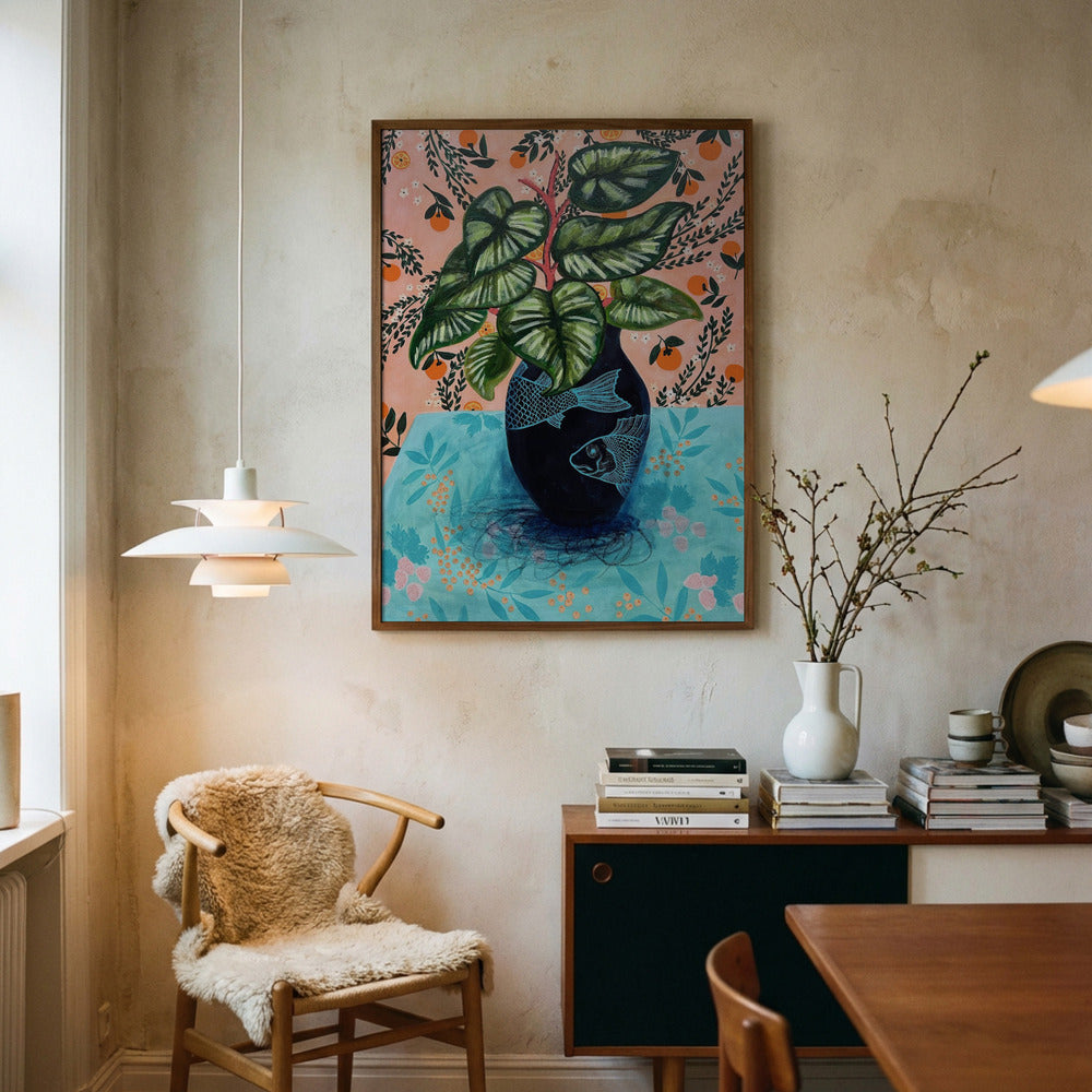 Fish Don't Exist Art Print