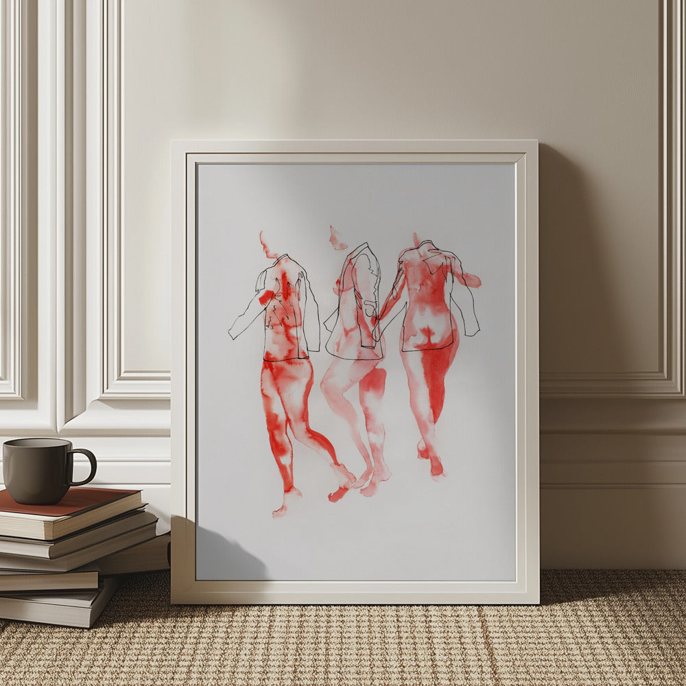 Figure Study (try Me On) Art Print