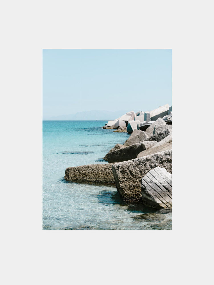 Rocks at the Coast Art Print