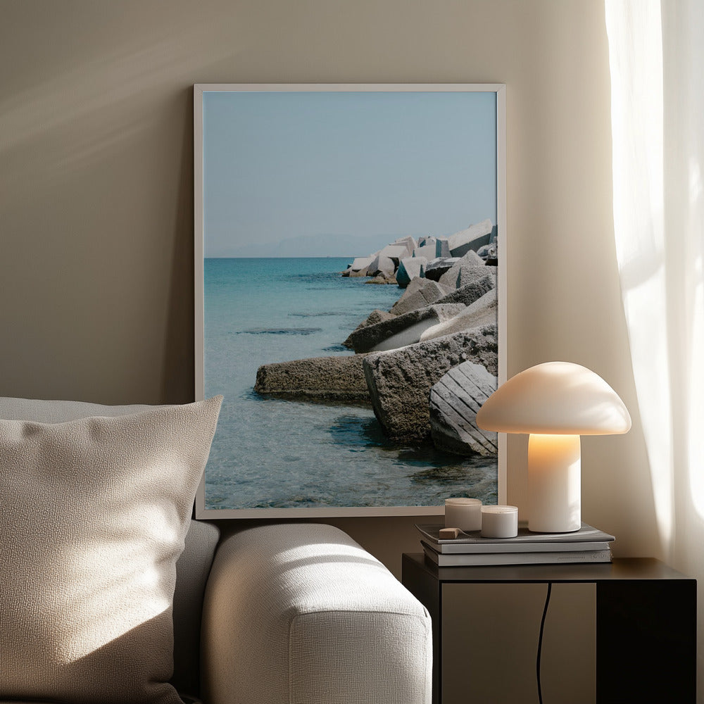 Rocks at the Coast Art Print
