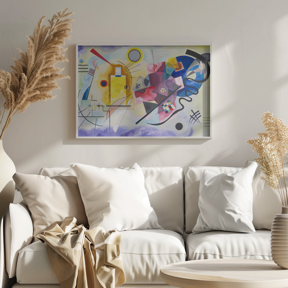 Kandinsky: "Yellow Red Blue" Art Print