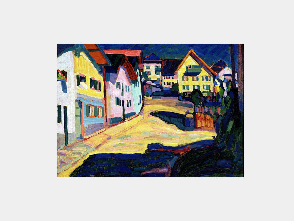 Kandinsky: "Murnau, Burggrabenstrasse 1 (1908)" Art Print