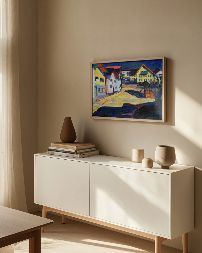 Kandinsky: "Murnau, Burggrabenstrasse 1 (1908)" Art Print