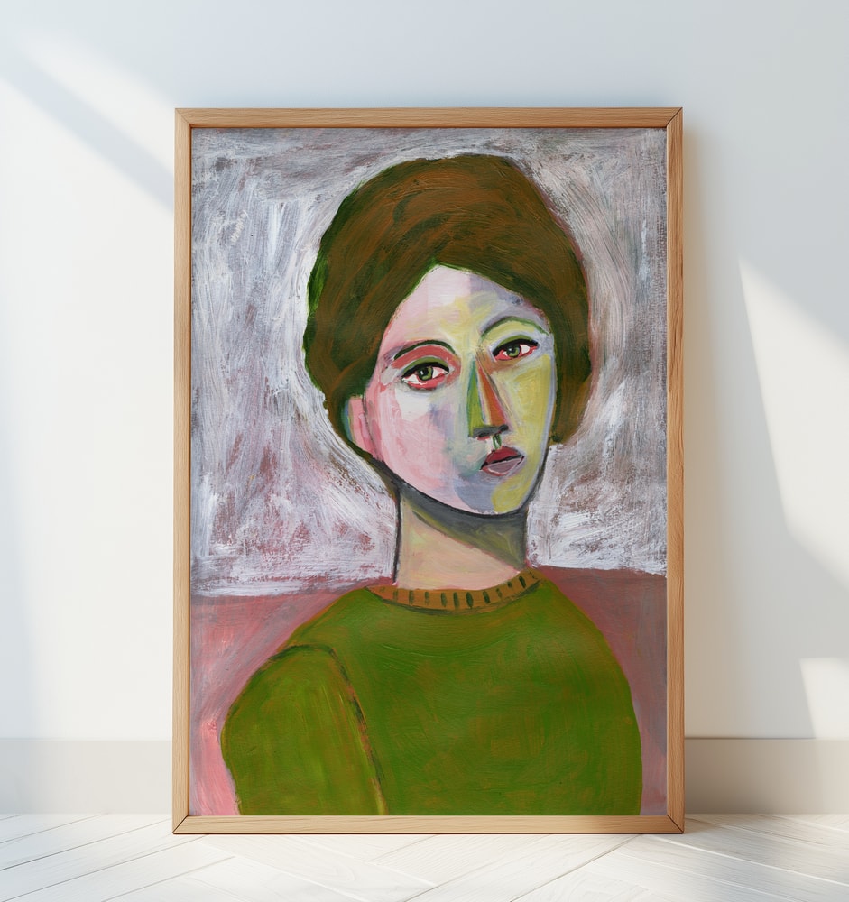 Expressive Woman Portrait