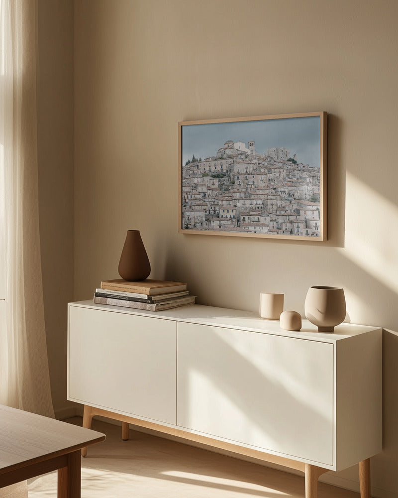 Historical cityscape, Italy Art Print
