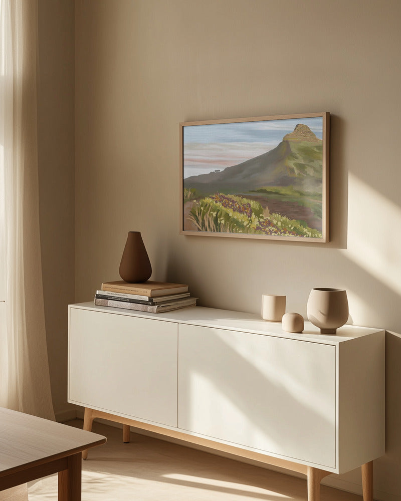 Lions head, Cape Town, South Africa Art Print
