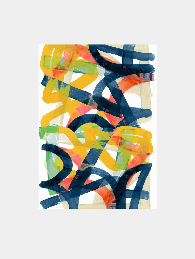 Shuffling Steps II Art Print