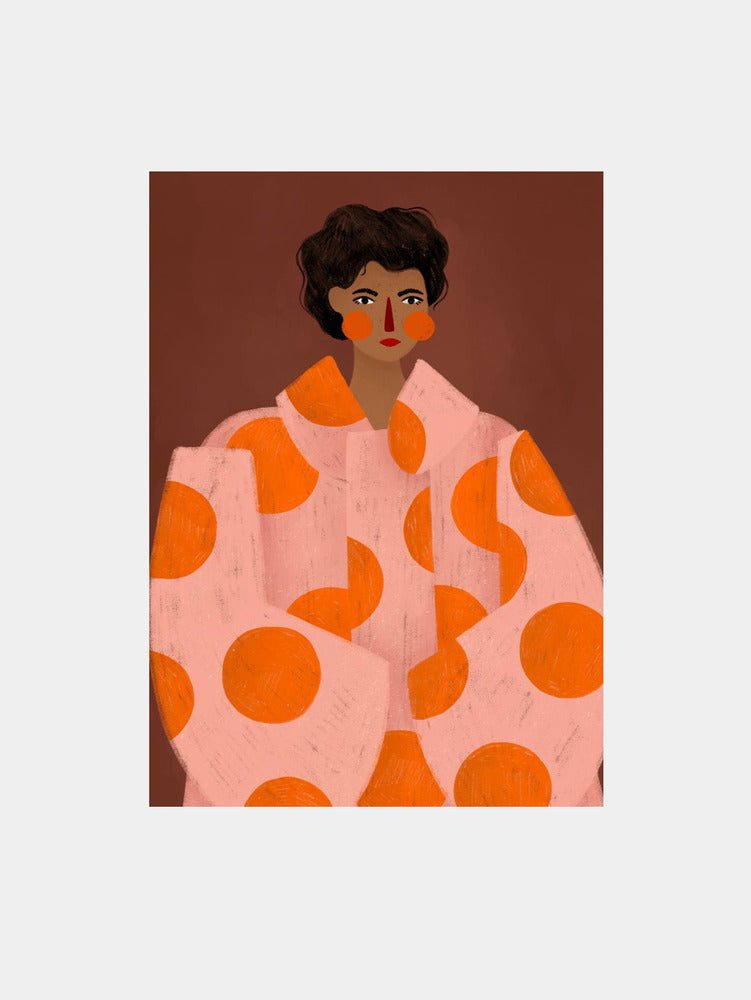 Polka Dot Fashion Portrait