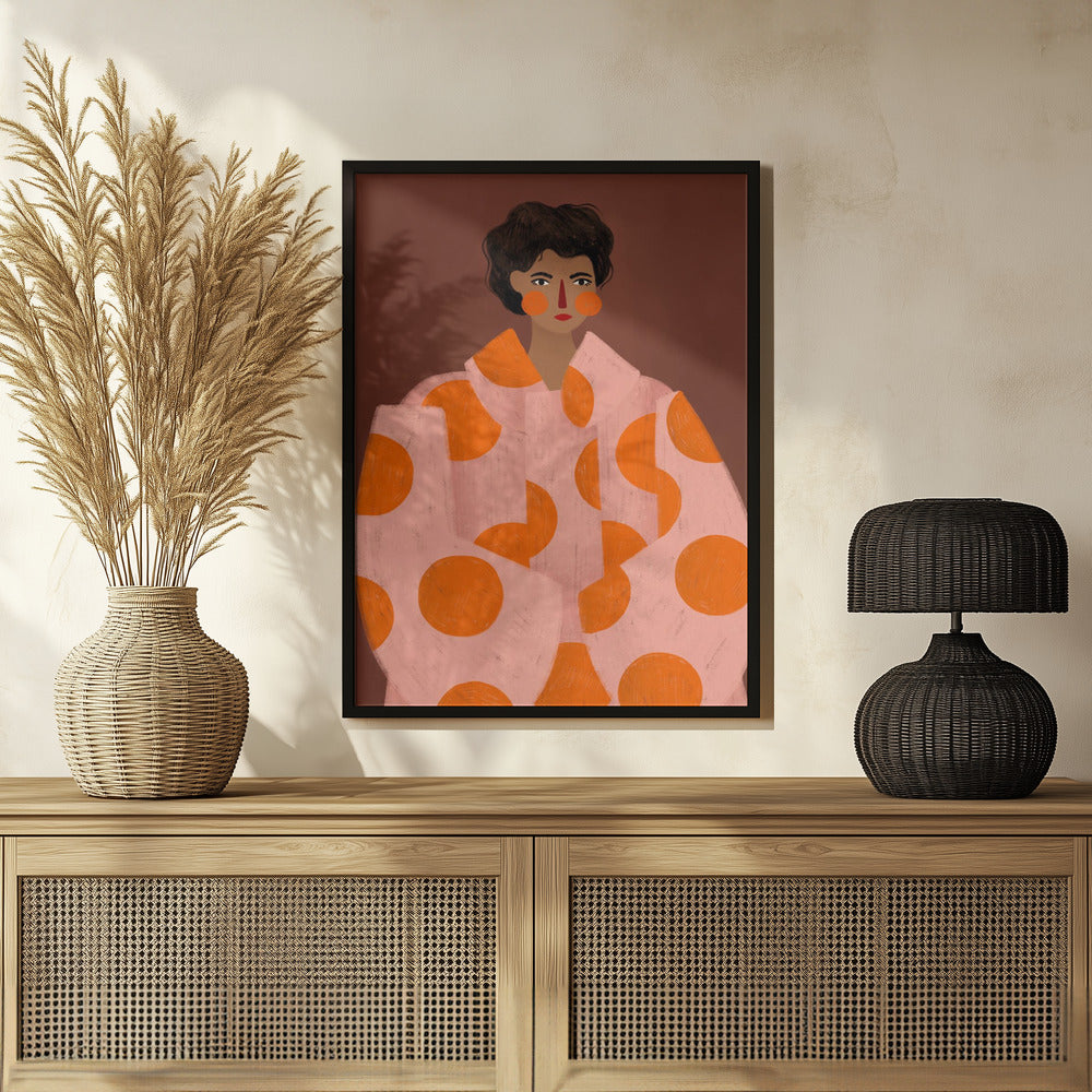 Polka Dot Fashion Portrait
