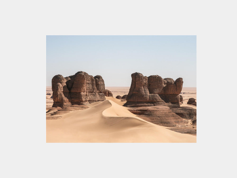 Rocks in the Sahara Art Print
