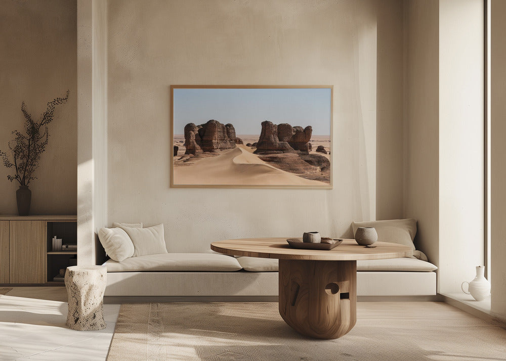 Rocks in the Sahara Art Print