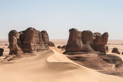 Rocks in the Sahara Art Print