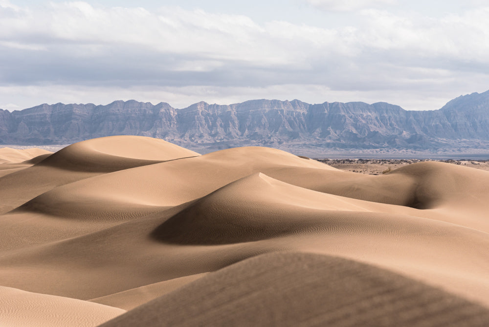 Desert with mountains