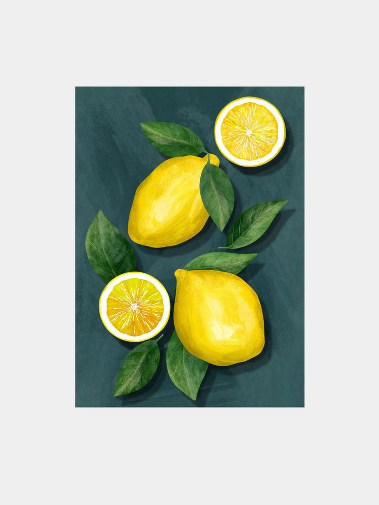 Lemons Art Print
