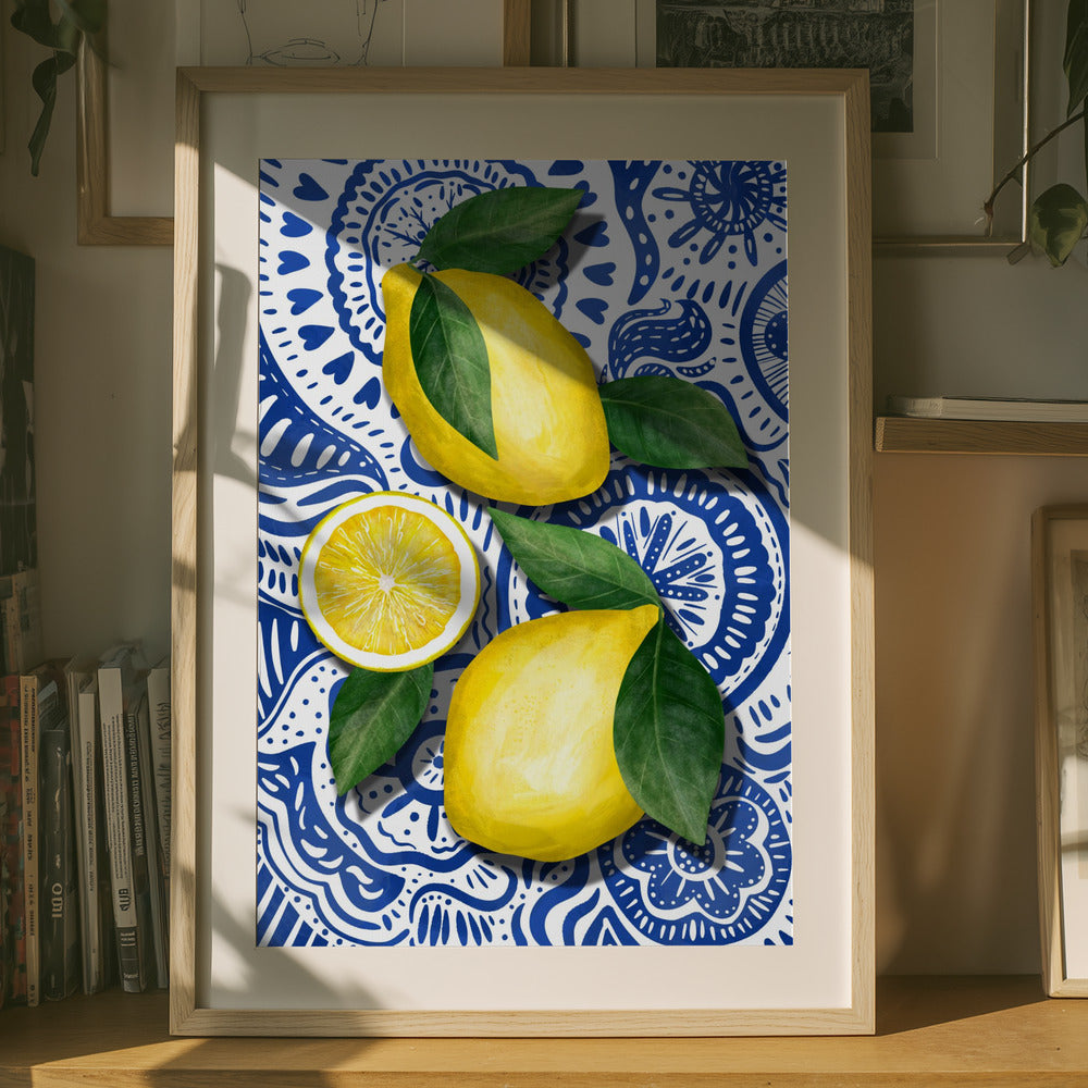 Limones Art Print