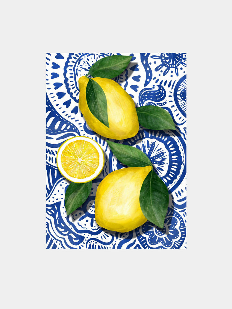 Limones Art Print