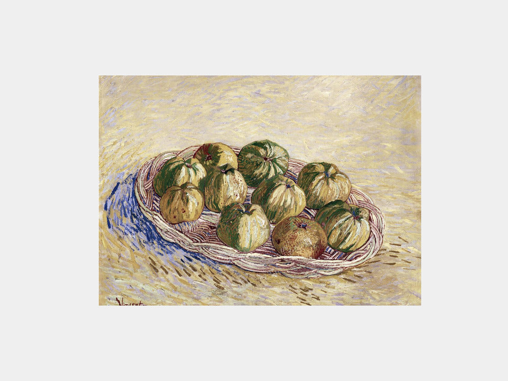 Van Gogh "Still Life, Basket of Apples (1887)" Art Print