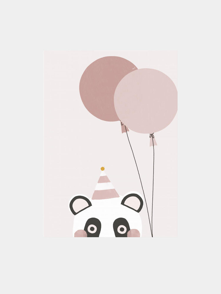 Hey Baby Panda Art Print