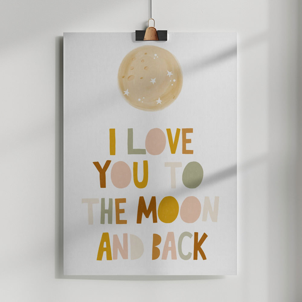 To the Moon and Back Art Print