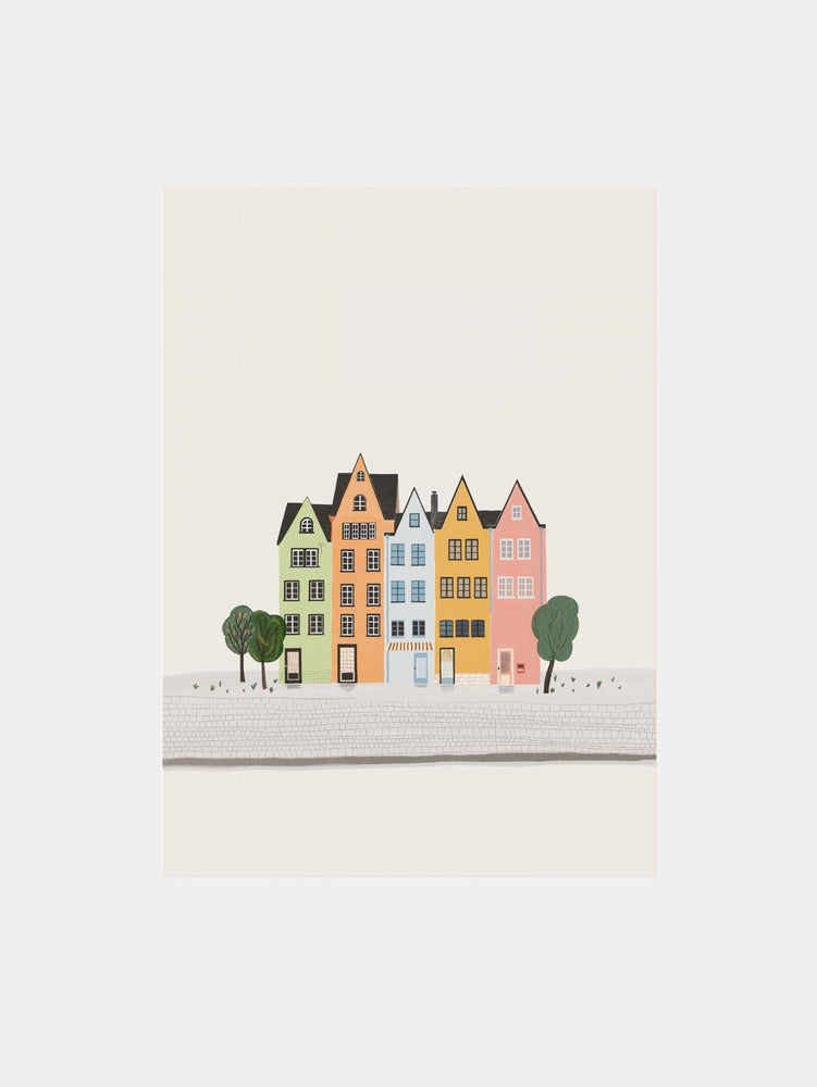 Colorful Row Houses