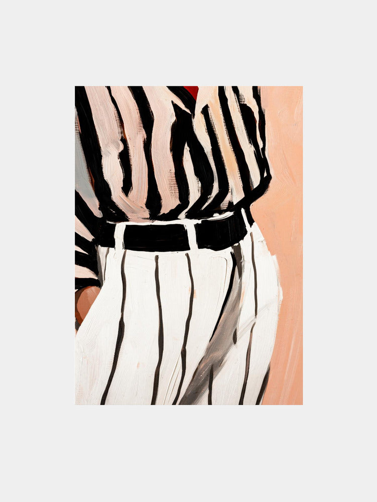 Stripe Elegance Art Print