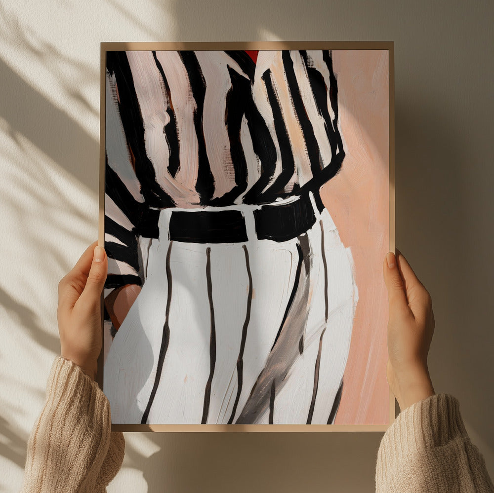 Stripe Elegance Art Print