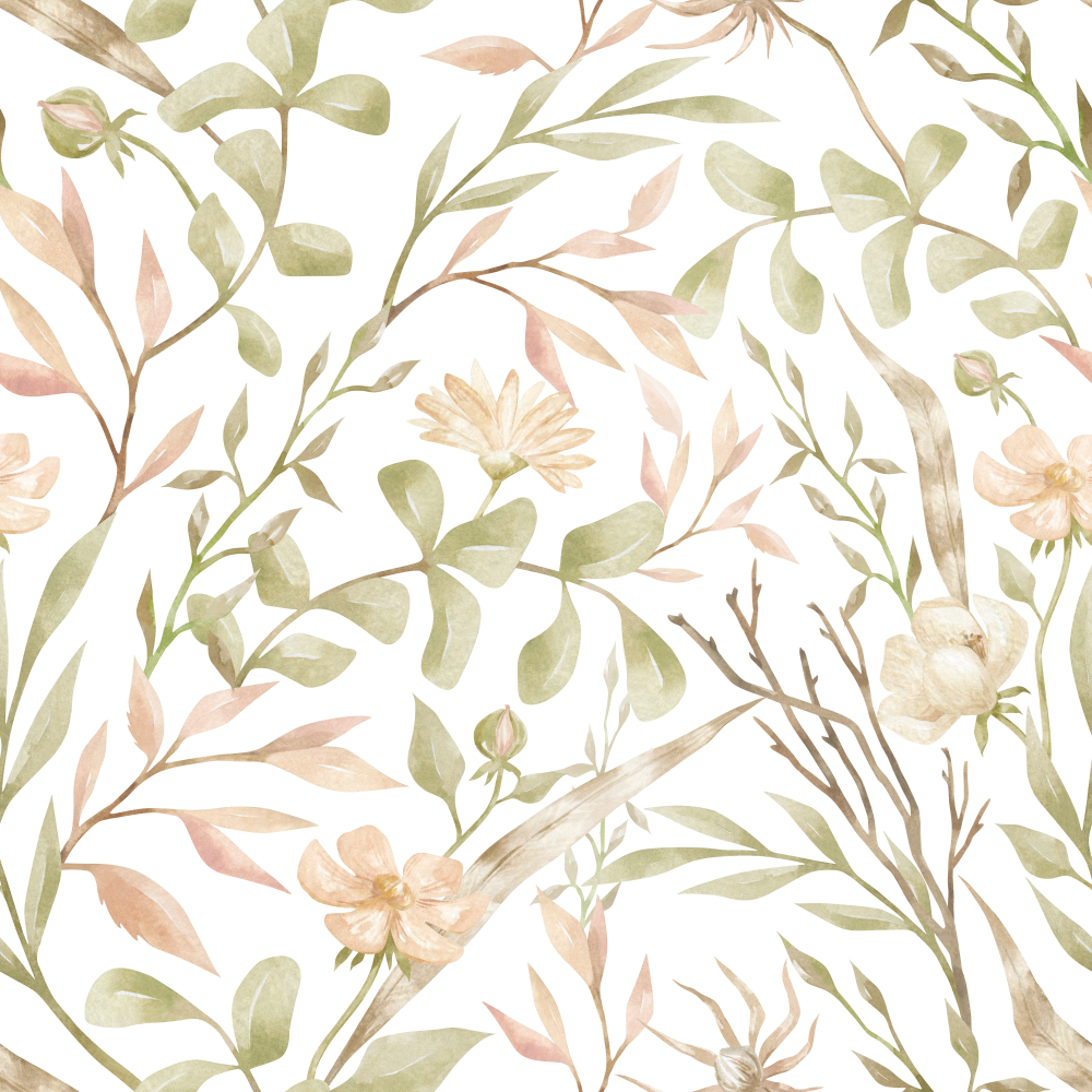 Rosies Floral Wallpaper