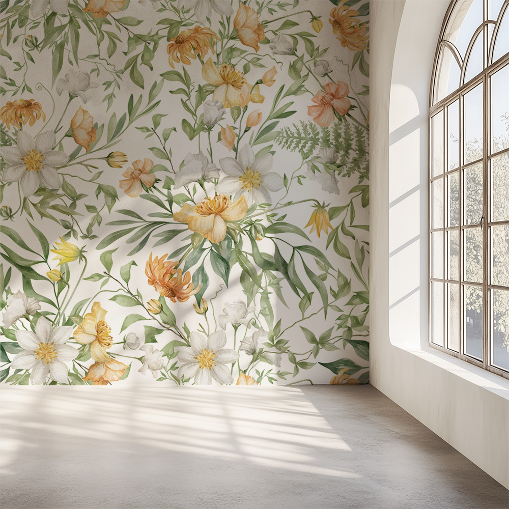 Secret Garden Wallpaper Yellow Wallpaper