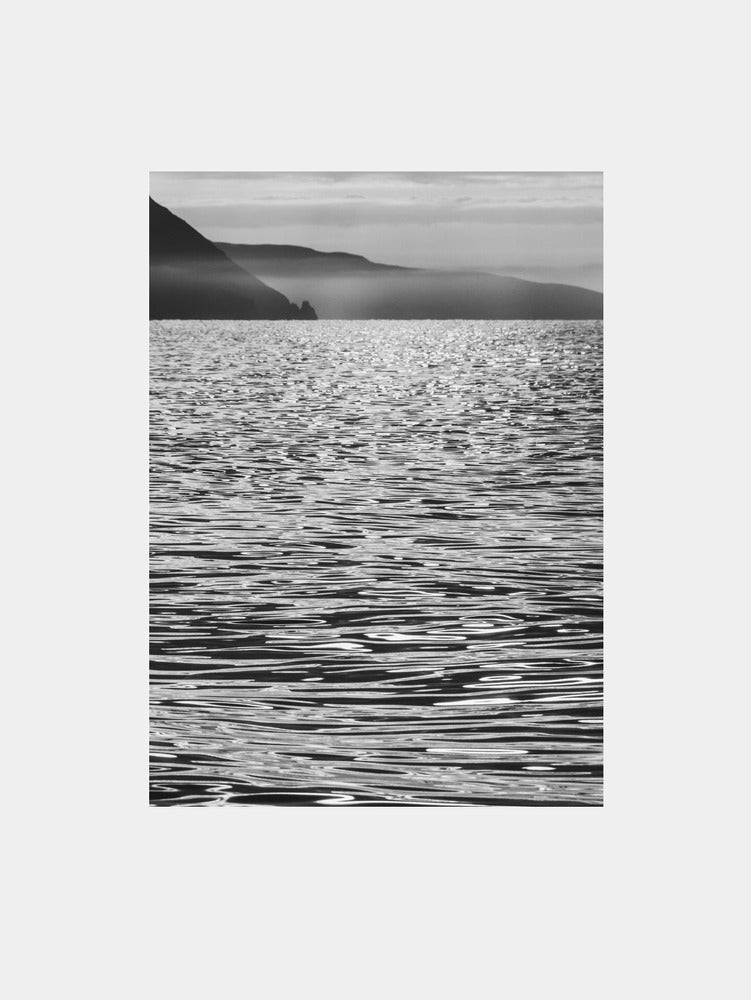 Mountains and the ocean Art Print