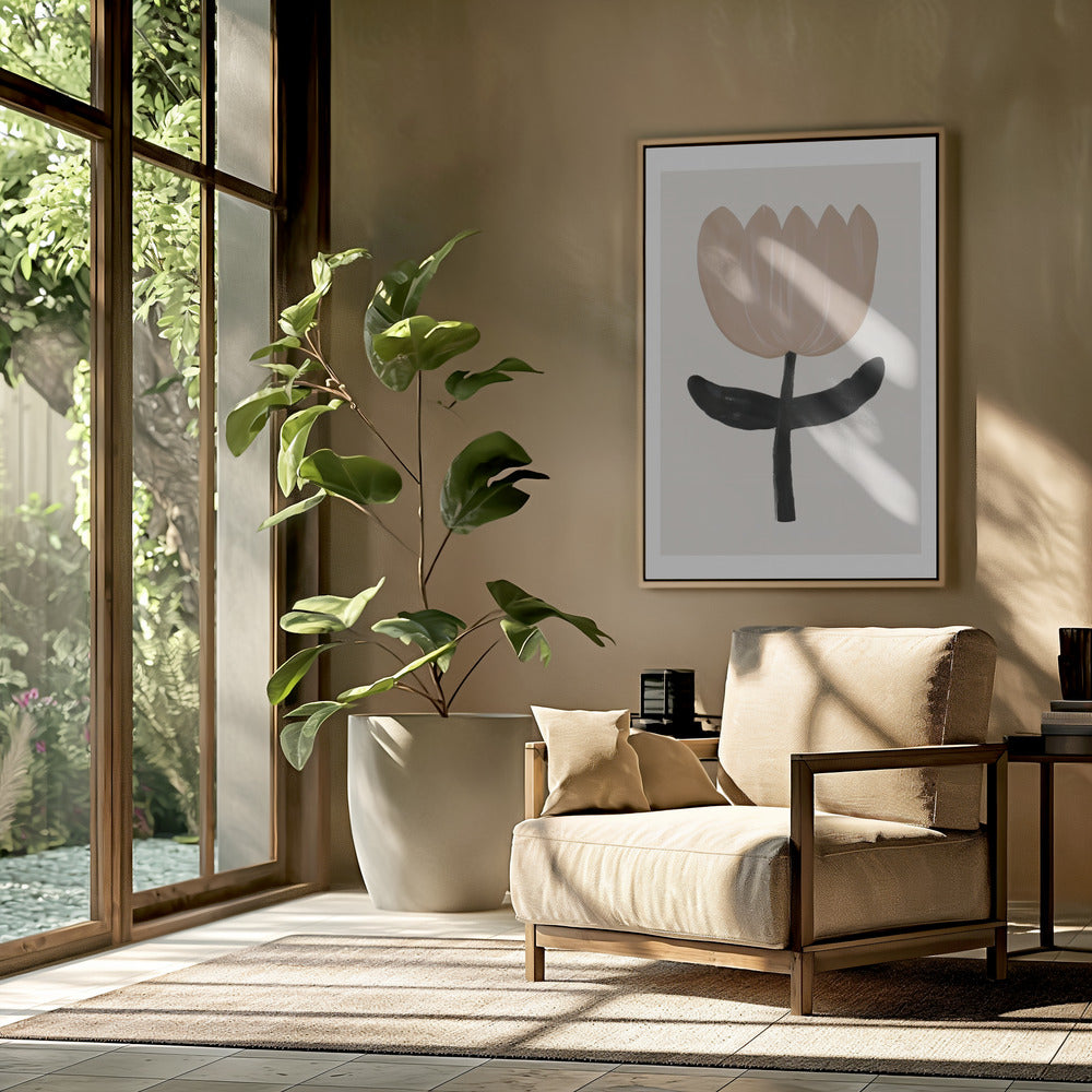 Minimal Bloom Art Print