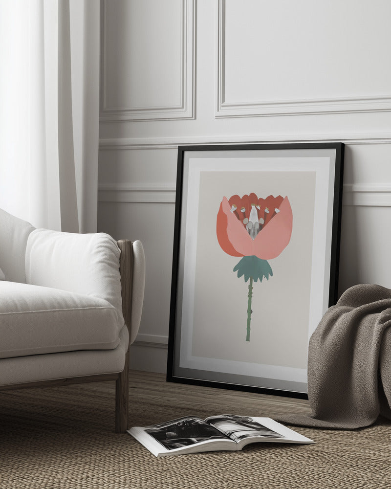 Coral Grace Art Print