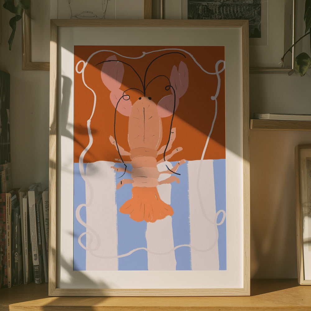 Lobster Delight Art Print